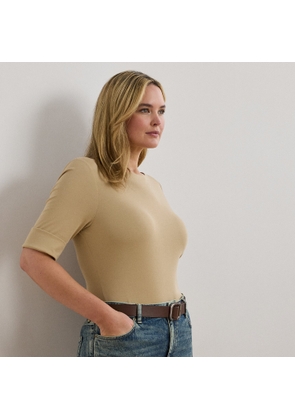 Curve - Stretch Cotton Boatneck Top