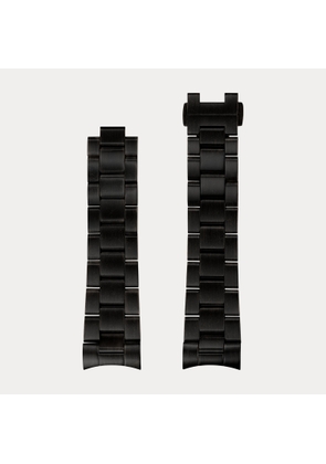 45 mm Black Aged Steel Bracelet