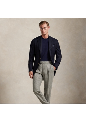 Pleated Wool Flannel Trouser