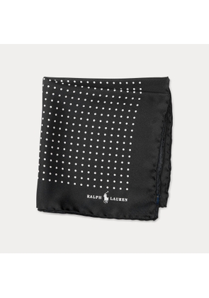 Polka-Dot Silk Pocket Square