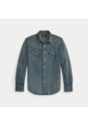 Slim Fit Denim Western Shirt