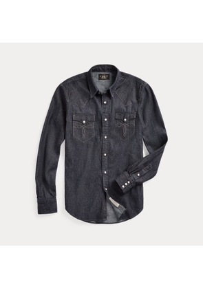 Slim Fit Denim Western Shirt
