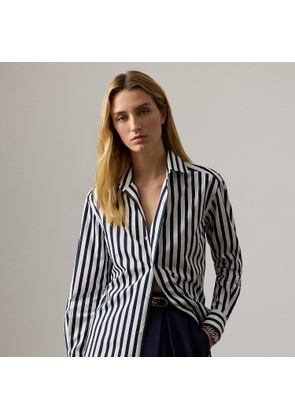 Capri Relaxed Fit Striped Cotton Shirt