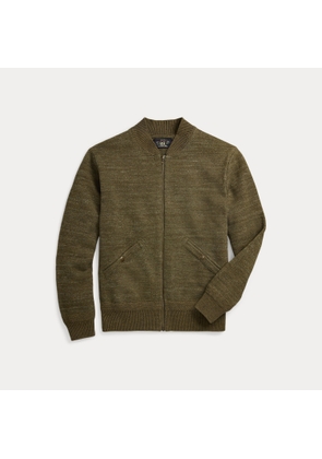 Cotton-Wool Full-Zip Jumper