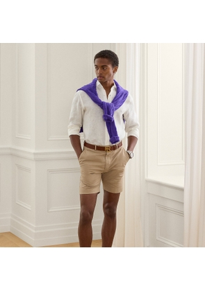 Hand-Tailored Slim Stretch Chino Short