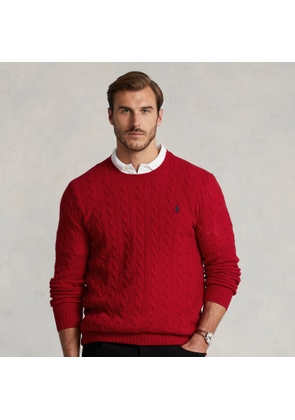 Big & Tall - Cable-Knit Wool-Cashmere Jumper