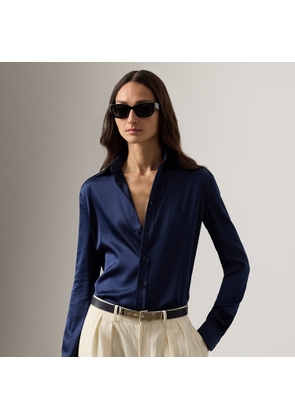 Cameron Straight Fit Silk Shirt