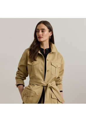 Double-Faced Stretch Cotton Field Jacket