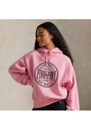 Pink Pony Logo Fleece Hoodie