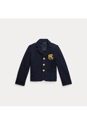 Logo Double-Knit Blazer