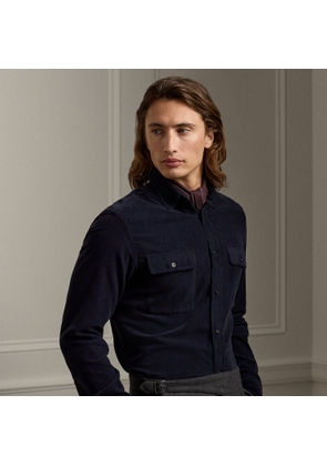 Cotton-Cashmere Corduroy Shirt