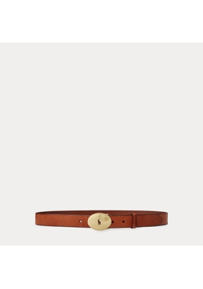 Polo ID Oval-Buckle Vachetta Belt