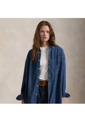 Oversize Fit Denim Shirt