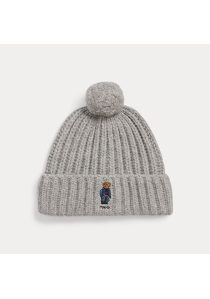 Polo Bear Rib Pom-Pom Beanie