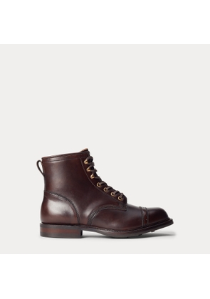 Hand-Burnished Leather Boot