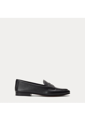 Pebbled Leather Penny Loafer
