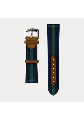 Striped Silk Watch Strap