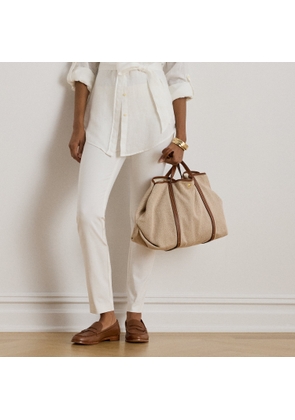 Stretch Cotton Blend Twill Trouser