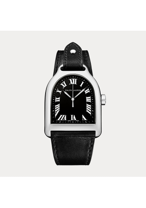 Stirrup Large Steel Black Dial