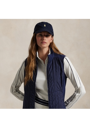 Hybrid Quilted-Front Zip Gilet