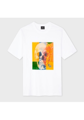 PS Paul Smith White 'Skull Square' T-Shirt