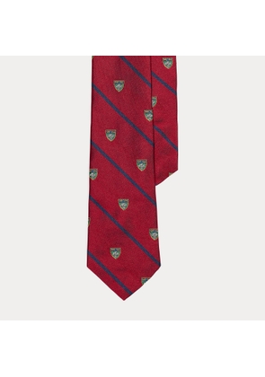 Striped Silk Repp Narrow Club Tie