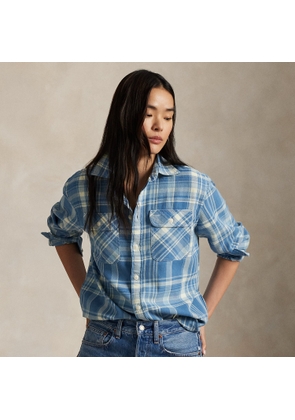 Plaid Cotton Twill Workshirt