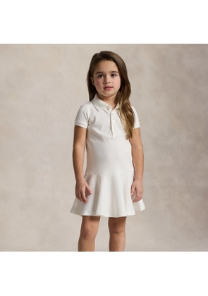 Stretch Mesh Polo Dress