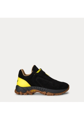 Grayson Suede Zip Trainer