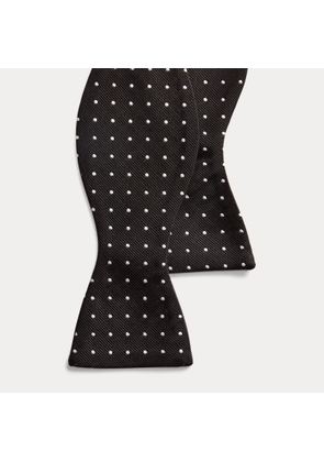 Polka Dot Silk Repp Bow Tie