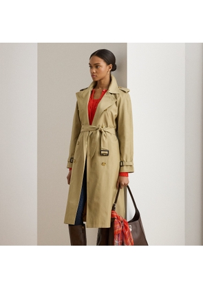 Petite - Double-Breasted Belted Trench Coat