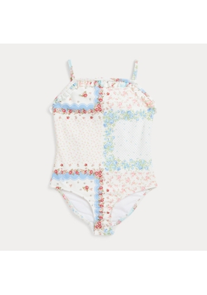 Floral Ruffled One-Piece Swimsuit