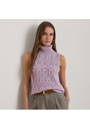 Pointelle Rollneck Jumper Tank Top