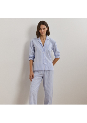 Striped Cotton Poplin Sleep Set
