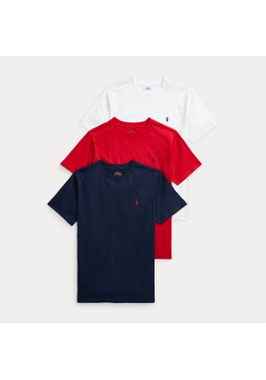 Cotton Jersey Crewneck T-Shirt 3-Pack