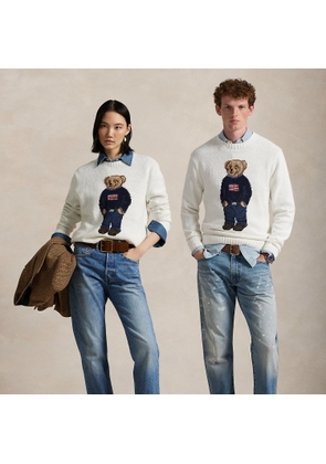 Polo Bear Linen-Cotton Jumper