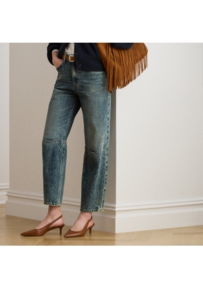 High-Rise Barrel Jean