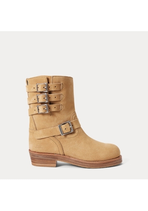 Suede Moto Boot