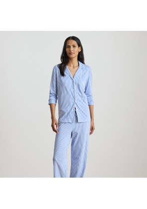 Striped Cotton Jersey Sleep Set