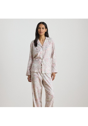 Paisley Cotton-Blend Twill Sleep Set