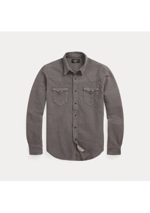 Slim Fit Chamois Western Shirt