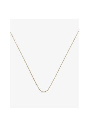 Womens Monica Vinader Fine Oval Box 18ct Yellow-Gold Vermeil Chain