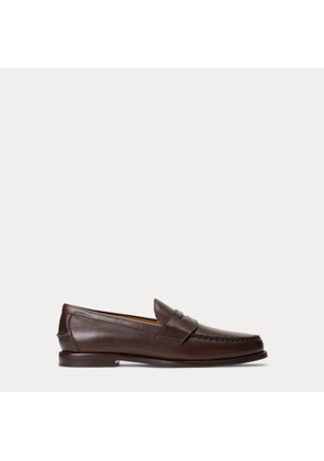 Alston Burnished Leather Penny Loafer