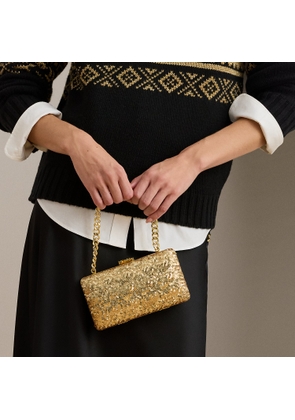 Sequined Small Franki Clutch