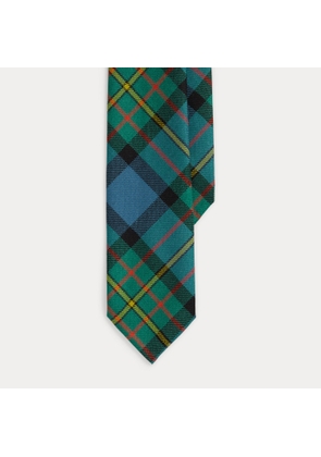 Vintage-Inspired Tartan Wool Tie