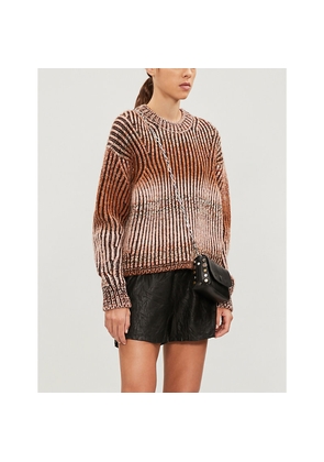 Womens Zadig&Voltaire Textured Leather Shorts