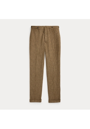 Slim Fit Checked Wool Suit Trouser