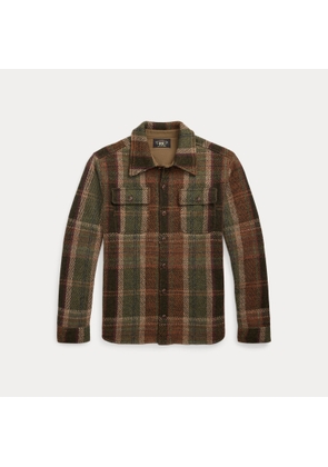 Plaid Wool-Cashmere Workshirt Jumper