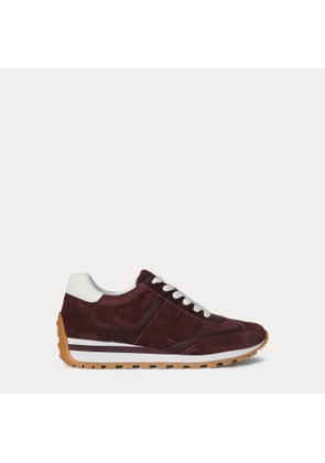 Dani Perforated Suede Trainer