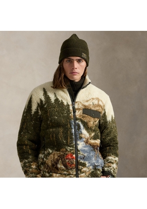 Pile Fleece Graphic Jacket